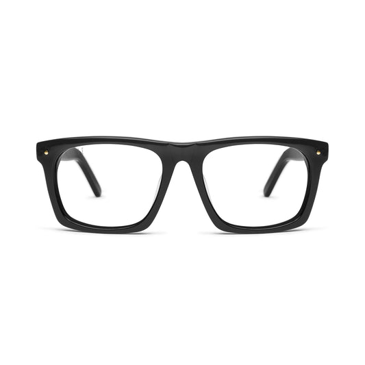 9FIVE Watson Matte Blackout Clear Lens Glasses